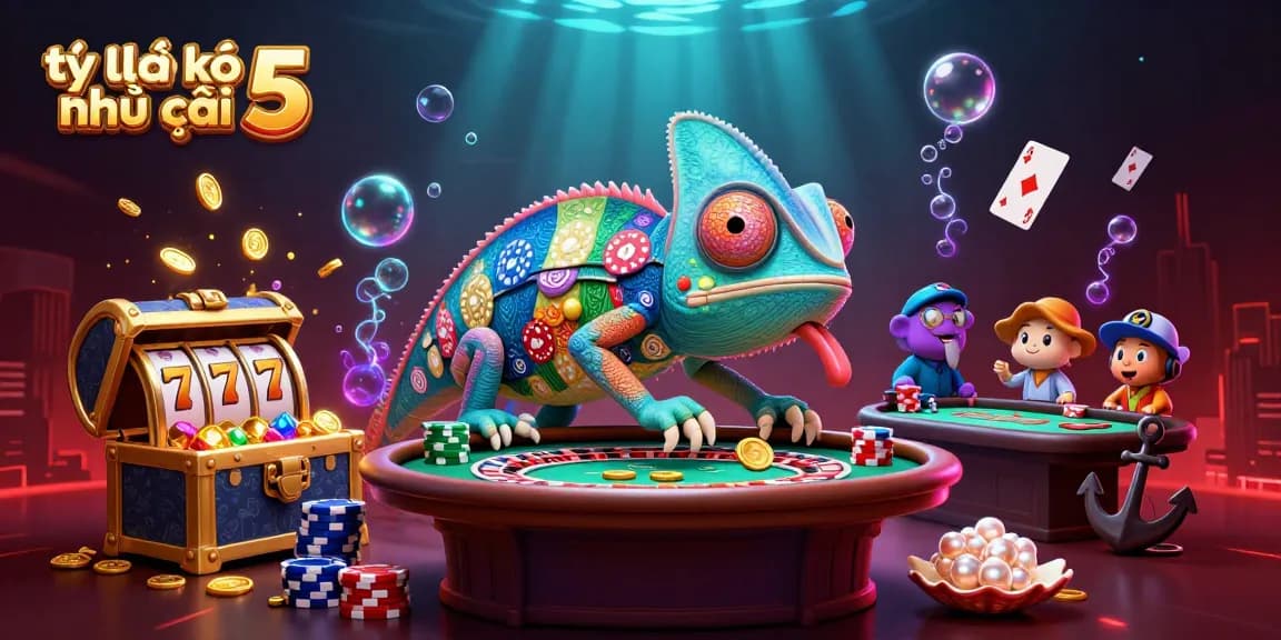 Engage with tỷ lệ kèo nhà cái 5 while exploring the vibrant casino undersea realm of a chameleon owner.