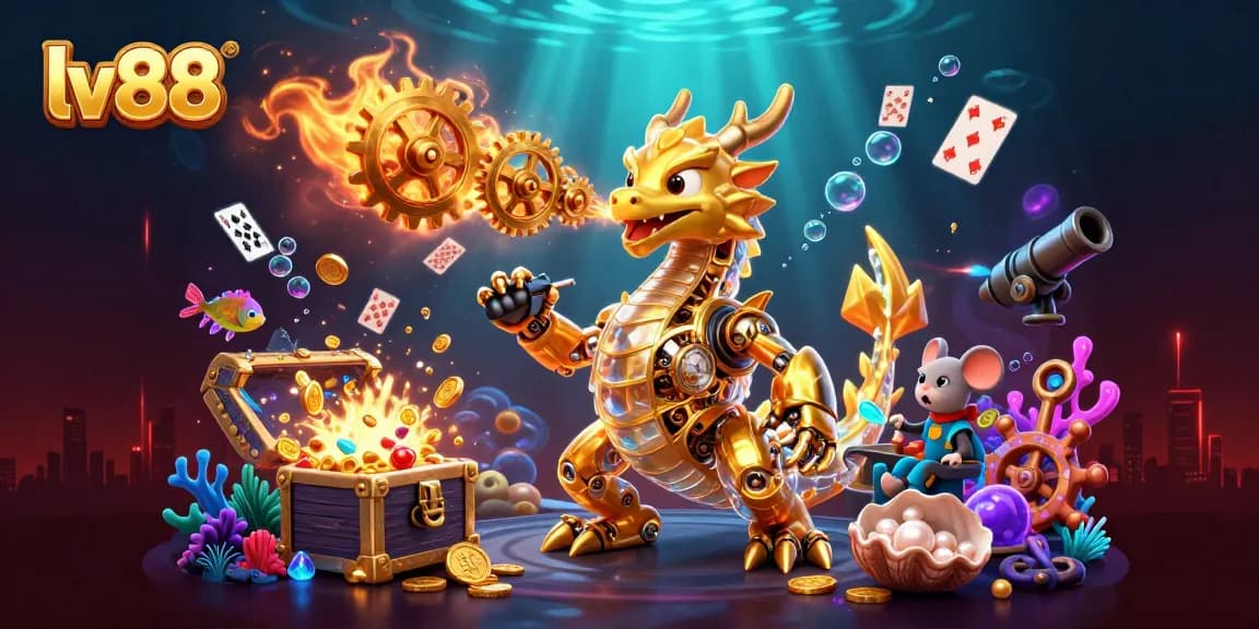 Experience thrilling lv88 adventures with an intricate dragon and golden treasures, boosting excitement.