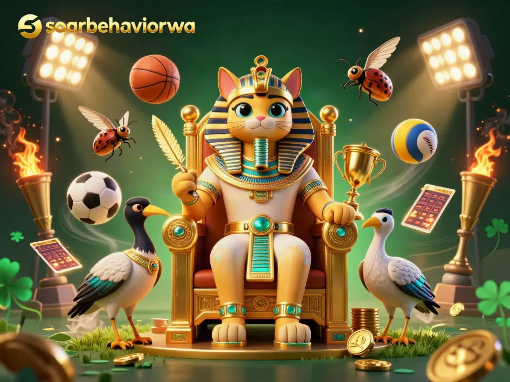 Engage with thrilling gameplay at soarbehaviorwa, featuring vibrant sports elements and Egyptian-themed design.