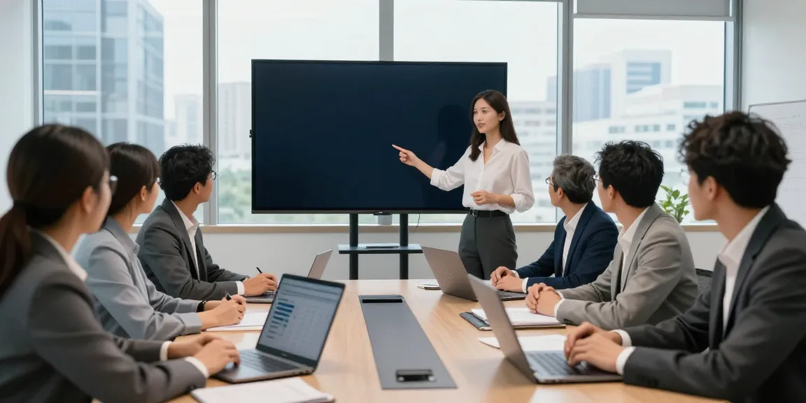 Colaboración profesional en oficina moderna con equipo analizándolo bbva es.