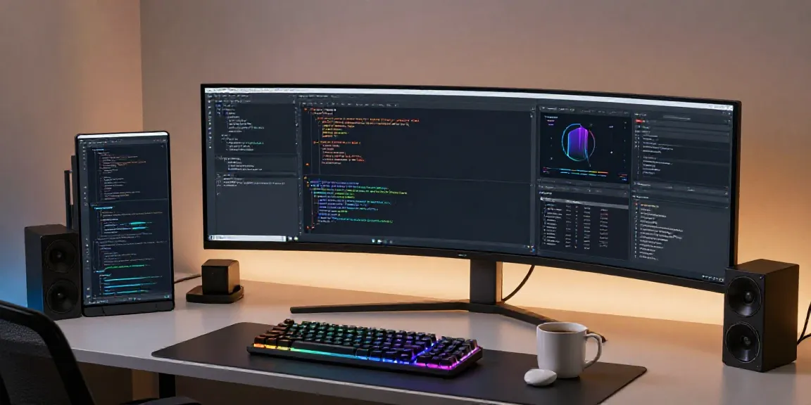 Gadgets und moderne Softwareentwicklung durch technische Geräte und innovative Tools.