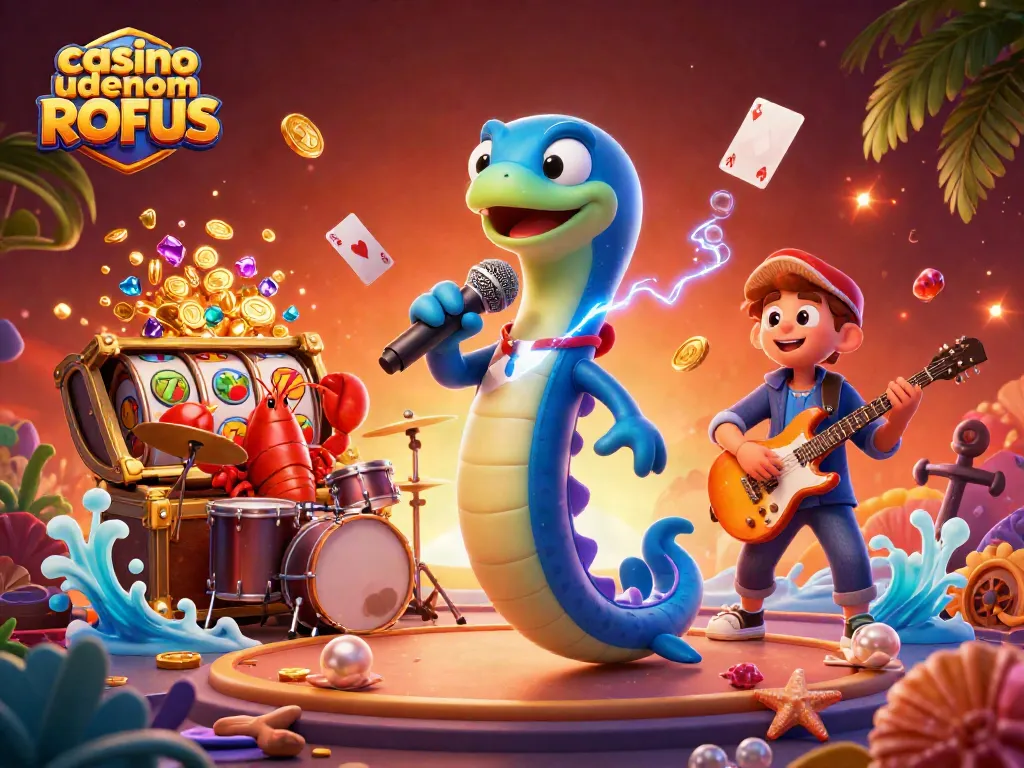 Engage with casino uden om ROFUS in a dynamic underwater celebration of gaming thrills and vibrant marine life.