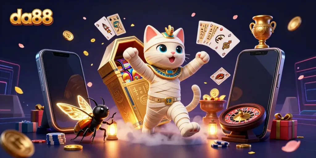 Spin your way to wins with da88's vibrant casino experience featuring mystical elements.