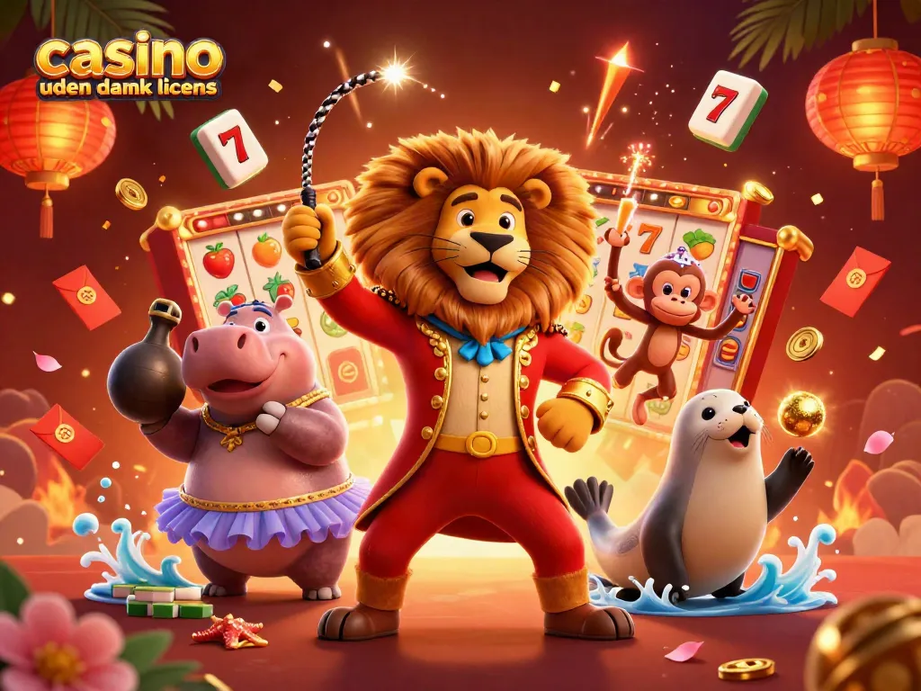 Engage in thrilling games at casino uden dansk licens with vibrant 3D characters and dynamic slot elements.