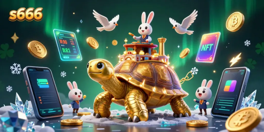 Experience engaging gameplay with s666 in a vibrant 3D casino scene featuring colorful characters and dynamic elements.