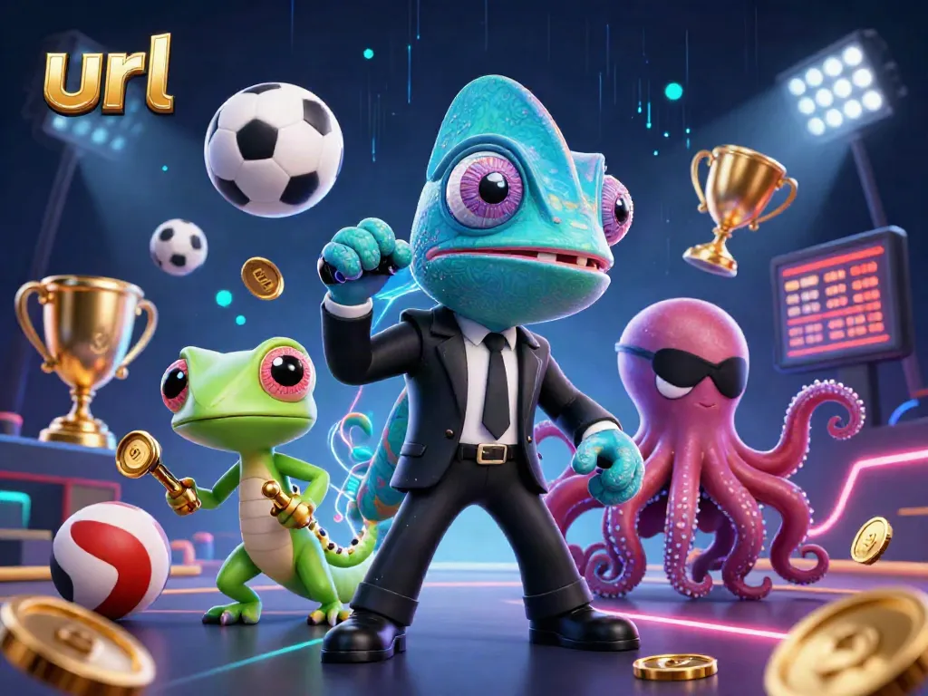 Experience the thrill of winning with the url as sporting elements collide in a colorful casino scene.