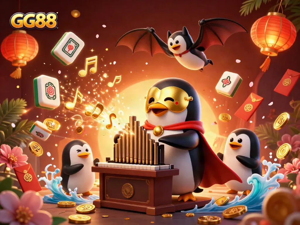 Experience thrilling wins at GG88 with our vibrant casino illustration featuring immersive gaming elements.