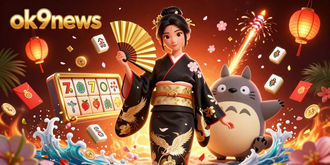 Engage with the thrilling world of ok9news casino gaming featuring an elegant player with dynamic slot elements.