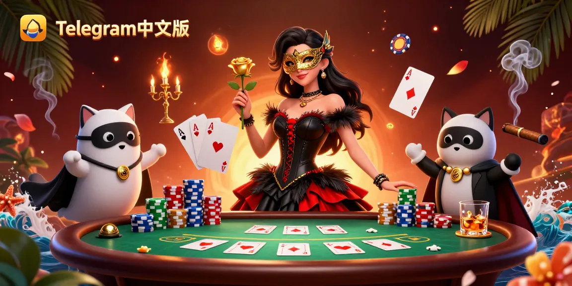 通过Telegram中文版参与刺激的扑克游戏和独特的赌场体验。
