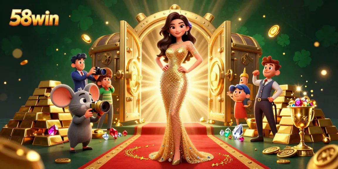 Experience thrilling gameplay at 58win with captivating casino elements and vibrant 3D characters.