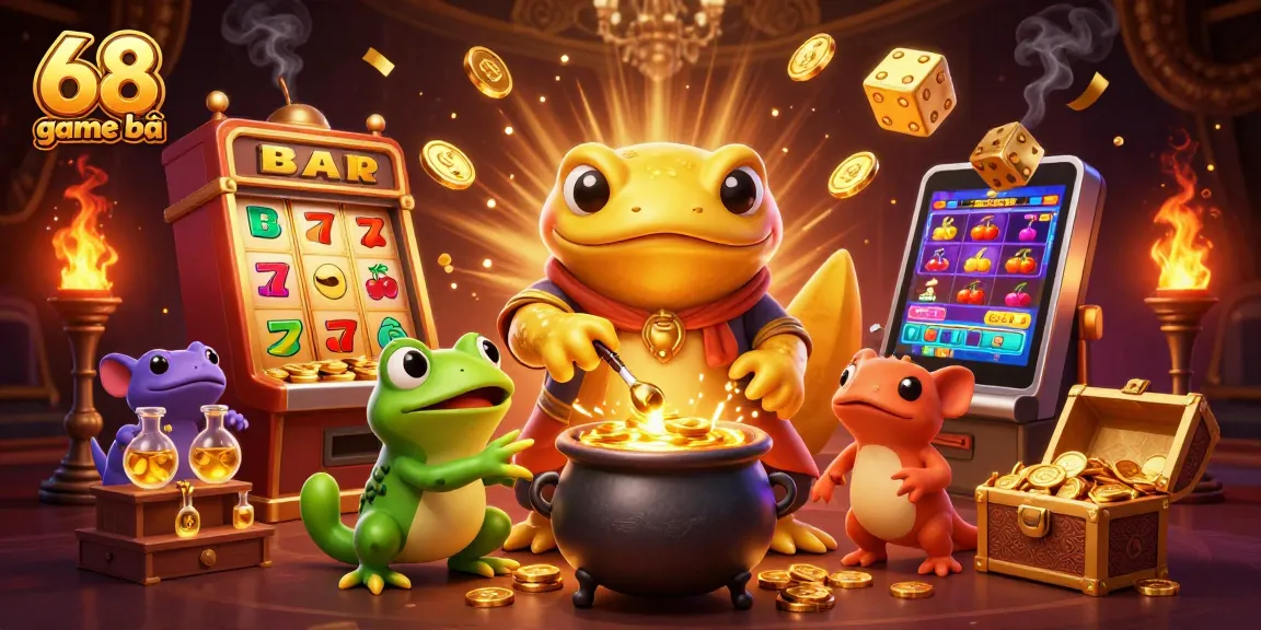 Experience thrilling wins at 68 game bài with energetic casino scenes bursting with excitement and gold!