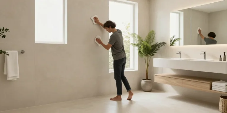 Erfahrungen mit einem fugenlosen Bad: Reinigung und modernes Design im Badezimmer.