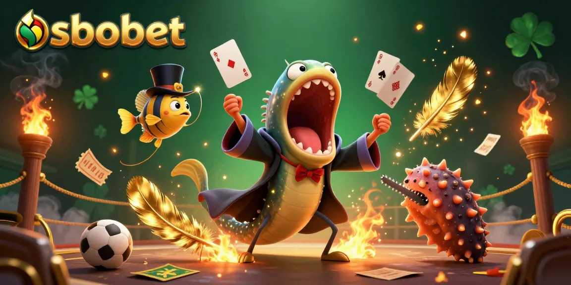 Engage with sbobet sports betting action featuring unique characters in a vibrant casino arena.