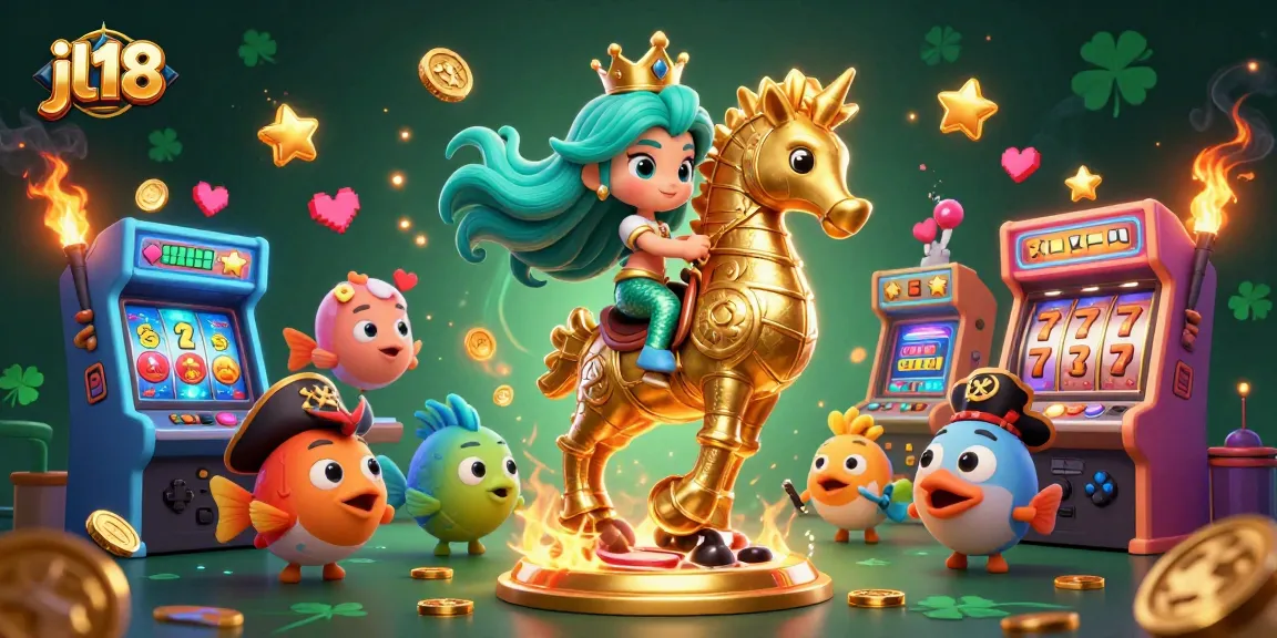 Engage in thrilling gameplay with jl18 through vibrant interactive casino elements and characters.